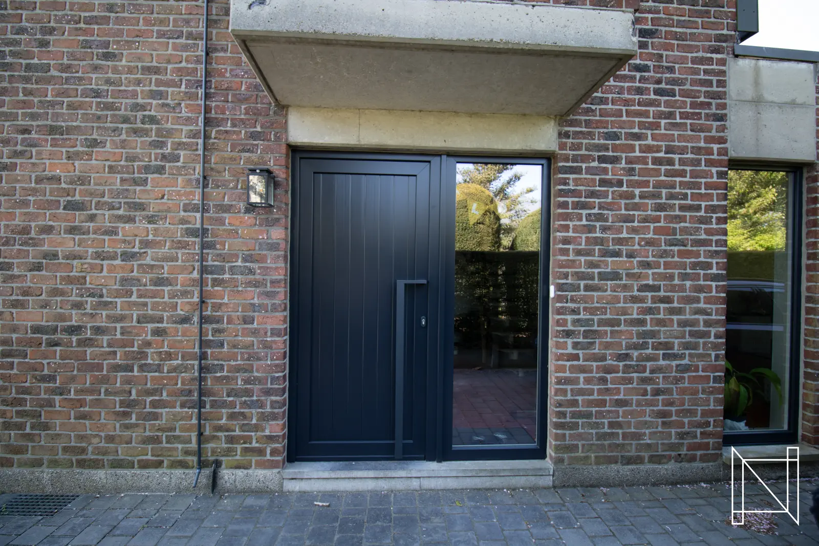 Detail van de afwerking bij Totaalrenovatie in Hasselt
